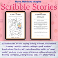Scribble Stories - Creative story writing and character creation | Literacy | Writing | Year 3