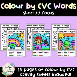 Colour by CVC Words- Short /i/ Focus - image 1 of 7