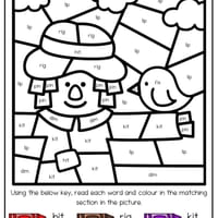 Colour by CVC Words- Short /i/ Focus - thumbnail 2 of 7