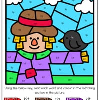 Colour by CVC Words- Short /i/ Focus - thumbnail 3 of 7