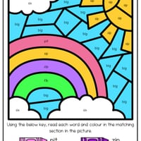 Colour by CVC Words- Short /i/ Focus - thumbnail 7 of 7
