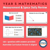 Year 5 Mathematics Daily Review (Measurement & Space) - thumbnail 1 of 4