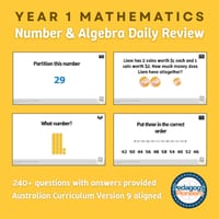 Year 1 Mathematics Daily Review (Number & Algebra)