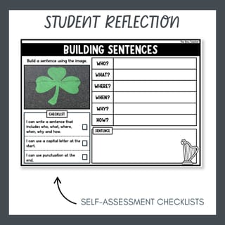 St Patrick's Day Sentence Writing Prompts Improve Sentence Structure & Punctuation - image 4 of 8