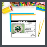 St Patrick's Day Sentence Writing Prompts Improve Sentence Structure & Punctuation - thumbnail 6 of 8