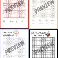 16 FUN FIND-A-WORDS!! - thumbnail 4 of 4