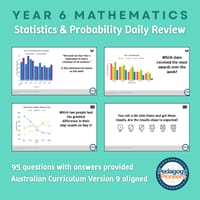 Year 6 Mathematics Daily Review (Statistics & Probability)