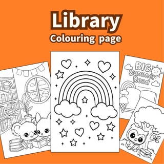 Library Colouring Sheets – Free Download - image 1 of 1