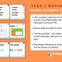 Year 3 Mathematics Daily Review (Number & Algebra) - thumbnail 2 of 4