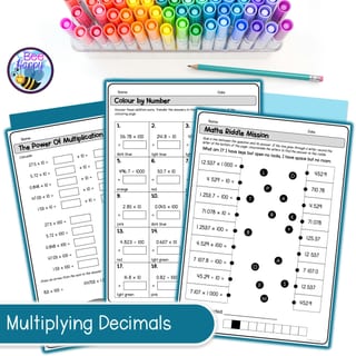 Australian Curriculum v9 Year 6 Multiplying and Dividing Decimals by Powers of 10 - image 2 of 4