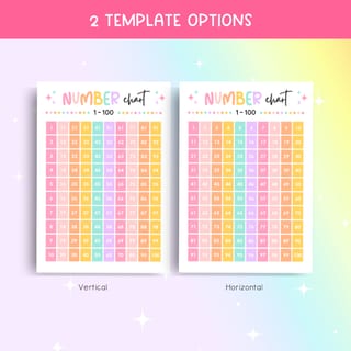 Count to 100 - Number Chart Poster - image 3 of 4