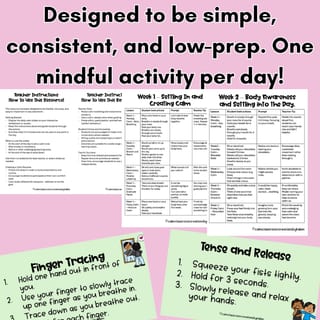 Daily Calm Slides | 10 Weeks of Mindful Classroom Activities | Student Behaviour - image 3 of 3