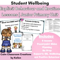 Explicit Behaviour & Routine Lessons | Junior Primary (F–2) | Student Wellbeing - thumbnail 1 of 3