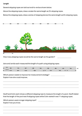Length, Perimeter and Area Year 4 Worksheets - image 2 of 5