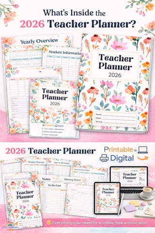 2026 Teacher Planner | Printable & Digital | Australian Curriculum Aligned - image 2 of 4