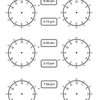 Time Year 4 Worksheets - thumbnail 2 of 5