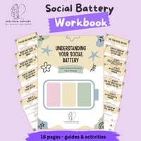 Understanding the Social Battery – A Self-Regulation Workbook for Kids & Teens - thumbnail 1 of 6