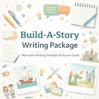Build-A-Story Writing Package | Narrative Writing Prompts & Picture Cards