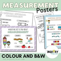 Measurement Word Wall Poster - Non-standard Units, Length, Height, Weight & Size - thumbnail 1 of 4