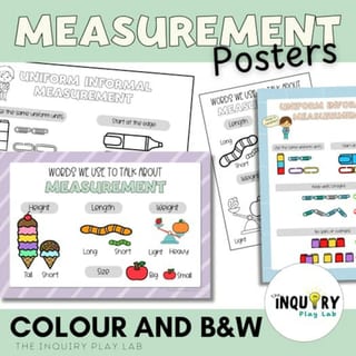 Measurement Word Wall Poster - Non-standard Units, Length, Height, Weight & Size - image 1 of 4