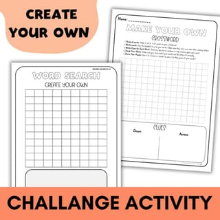 Long O Digraph Spelling | Crossword & Word Search | Team Vowels o oe oa ow o_e - image 3 of 4