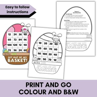 Easter Maths - Multiplication Fact Fluency Game (2 to 12 Times Tables) - image 4 of 4
