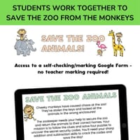 Addition & Subtraction Escape Room | Solve to 50 | Year 2 Maths Problem Solving - thumbnail 3 of 4