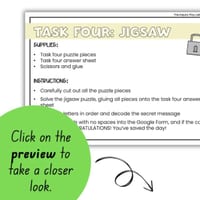 Addition & Subtraction Escape Room | Solve to 50 | Year 2 Maths Problem Solving - thumbnail 4 of 4