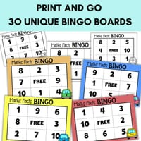 Maths Facts Bingo Game – Addition, Subtraction, Doubles to 10 | Maths Fluency - thumbnail 5 of 6