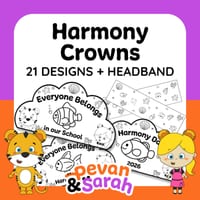 Harmony Day Crowns & Headband | 'Everyone Belongs' wearable accessories - thumbnail 1 of 7