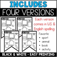 Back to School First Day First Week Activities, Crafts, Charts, Bathroom Rules, Worksheets - thumbnail 6 of 8