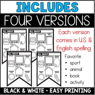 Back to School First Day First Week Activities, Crafts, Charts, Bathroom Rules, Worksheets - image 6 of 8