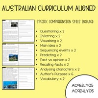 Years 3 + 4 Reading Comprehension Passages + Questions| V9 Australian Curriculum - thumbnail 3 of 3