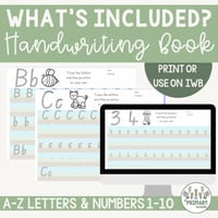 Sky Grass Ground Dirt Handwriting Tracing Practice Book - NSW/ACT - thumbnail 3 of 4