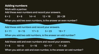 Even and Odd Numbers Year 4 - image 5 of 6