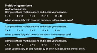 Even and Odd Numbers Year 4 - image 6 of 6