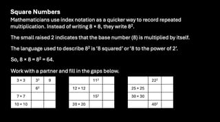Square Numbers Year 6 - image 4 of 5