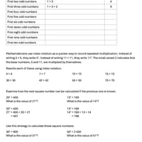 Square Numbers Year 6 Worksheets - thumbnail 3 of 4