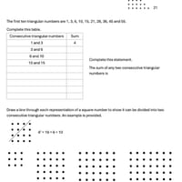 Square Numbers Year 6 Worksheets - thumbnail 4 of 4