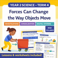 Stage 1 Year 2 Science Unit – Forces Can Change the Way Objects Move - thumbnail 1 of 6