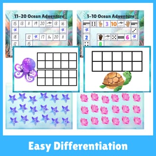 Numbers 1 to 20 Activities and Games | Ocean Theme | Foundation | Kindergarten - image 2 of 4