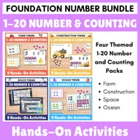 BUNDLE Numbers 1 to 20 Activities and Games | Foundation - thumbnail 1 of 4