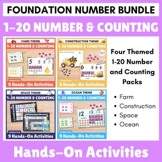 BUNDLE Numbers 1 to 20 Activities and Games | Foundation - image 1 of 4