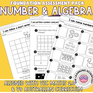 Foundation Number & Algebra Math Worksheet & Assessment Pack - image 1 of 4