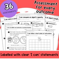 Foundation Maths Assessment SUPER BUNDLE Number Algebra Space Measurement Stats - thumbnail 2 of 4