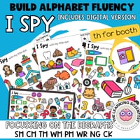 I Spy Consonant Digraphs | Phonemic Awareness & Science of Reading - thumbnail 1 of 5