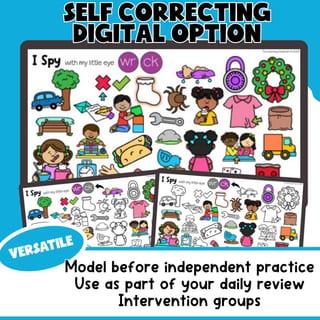 I Spy Consonant Digraphs | Phonemic Awareness & Science of Reading - image 5 of 5