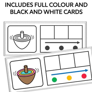 CVC Word Phoneme Blending Grapheme Mapping Cards with Elkonin Boxes Science of Reading Activities - image 3 of 4