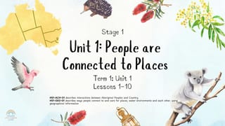 Stage 1 HSIE – Unit 1: People Are Connected to Places (Lessons 1–10) - image 2 of 5