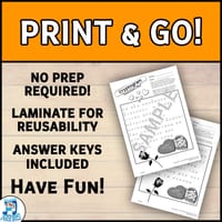 Valentine's Day Cryptograms | February Fun! | Print & Go Puzzle Activity - thumbnail 2 of 2